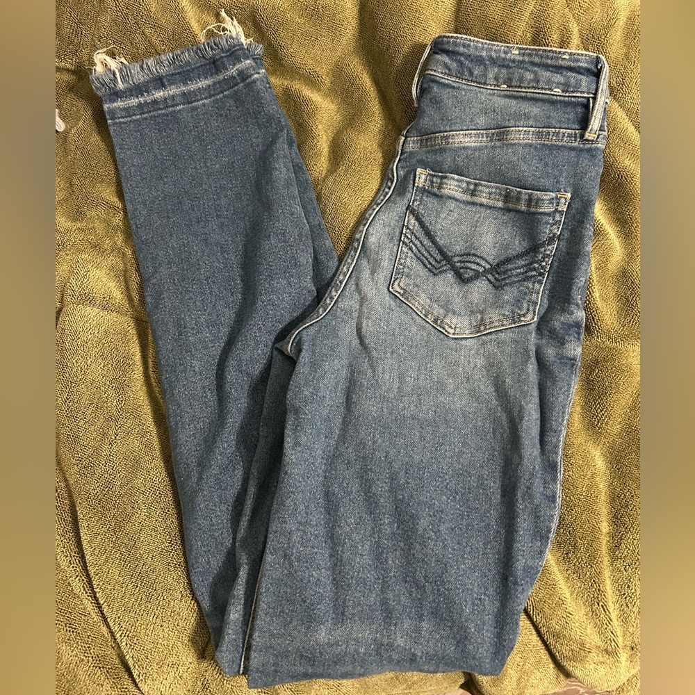 Idyllwind western raw hem skinny jeans